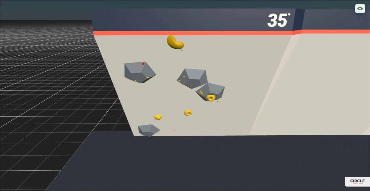 Pocket jump dancing machine